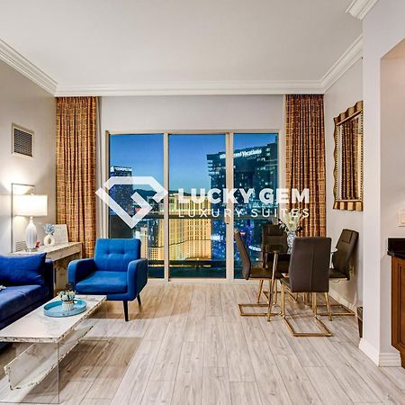 Lucky Gem Penthouse & Luxury Suites At Signature Resort, Balcony Strip View 3505 ラスベガス エクステリア 写真