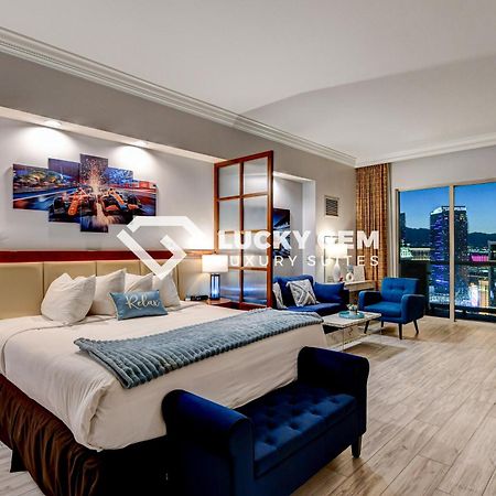Lucky Gem Penthouse & Luxury Suites At Signature Resort, Balcony Strip View 3505 ラスベガス エクステリア 写真