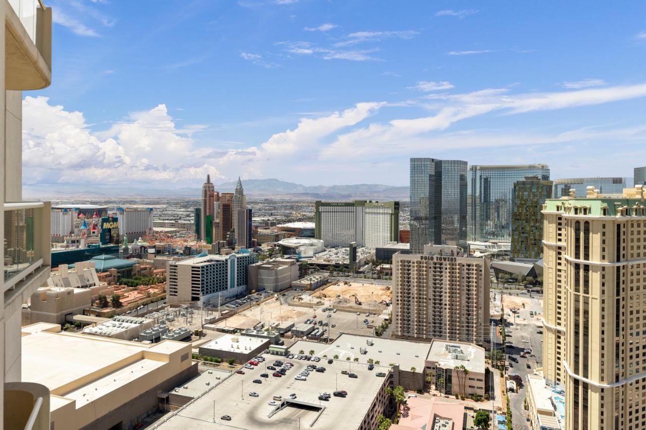 Lucky Gem Penthouse & Luxury Suites At Signature Resort, Balcony Strip View 3505 ラスベガス エクステリア 写真