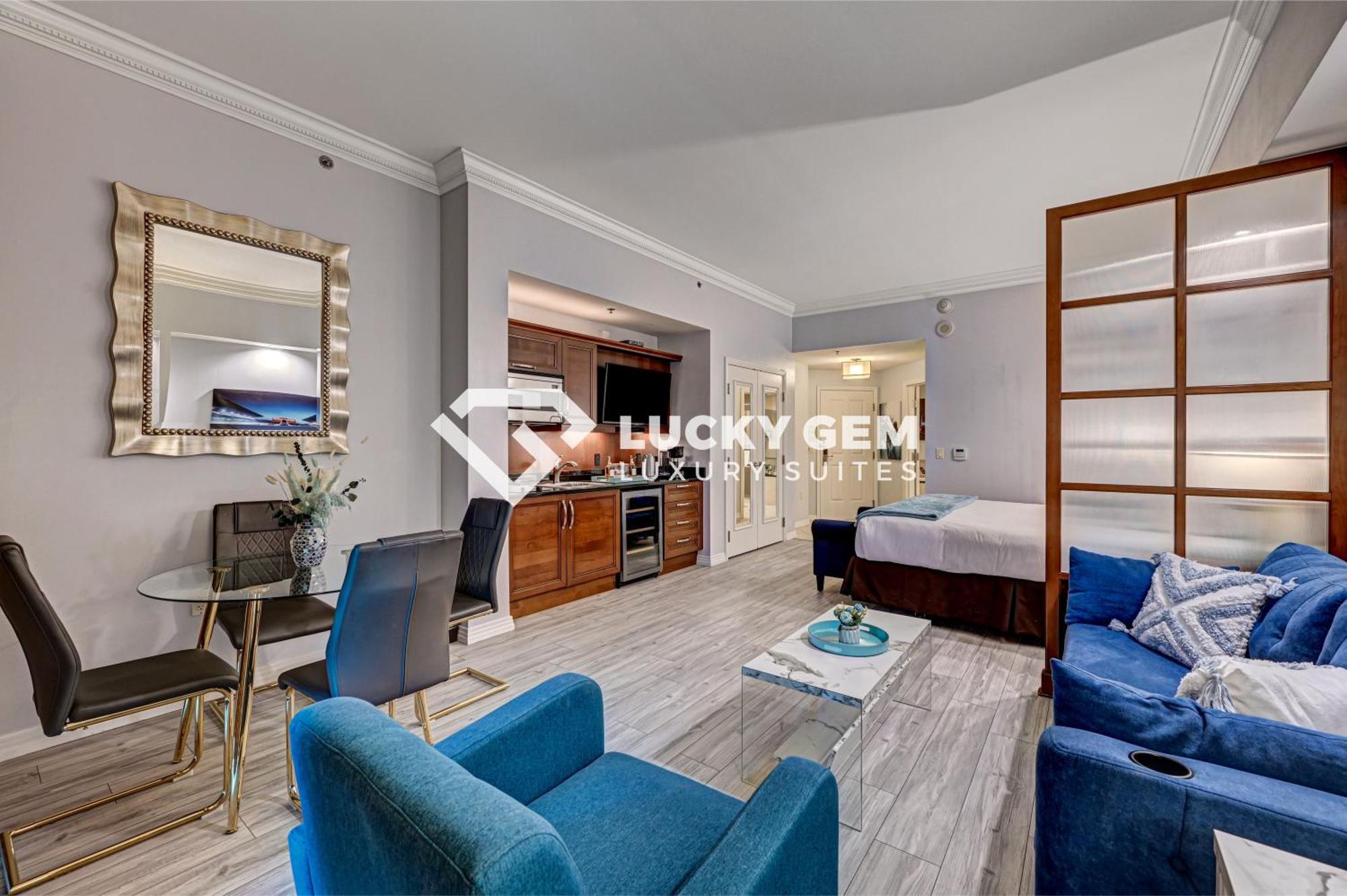 Lucky Gem Penthouse & Luxury Suites At Signature Resort, Balcony Strip View 3505 ラスベガス エクステリア 写真