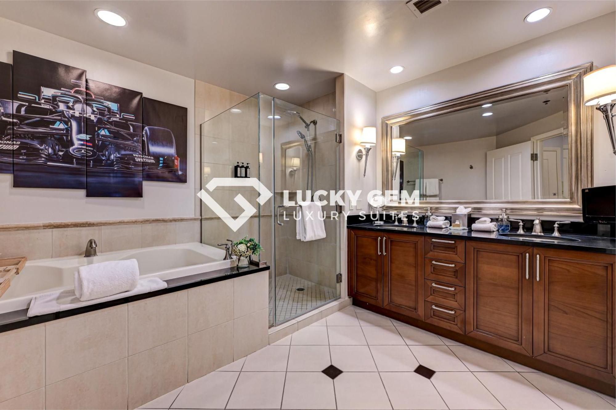Lucky Gem Penthouse & Luxury Suites At Signature Resort, Balcony Strip View 3505 ラスベガス エクステリア 写真