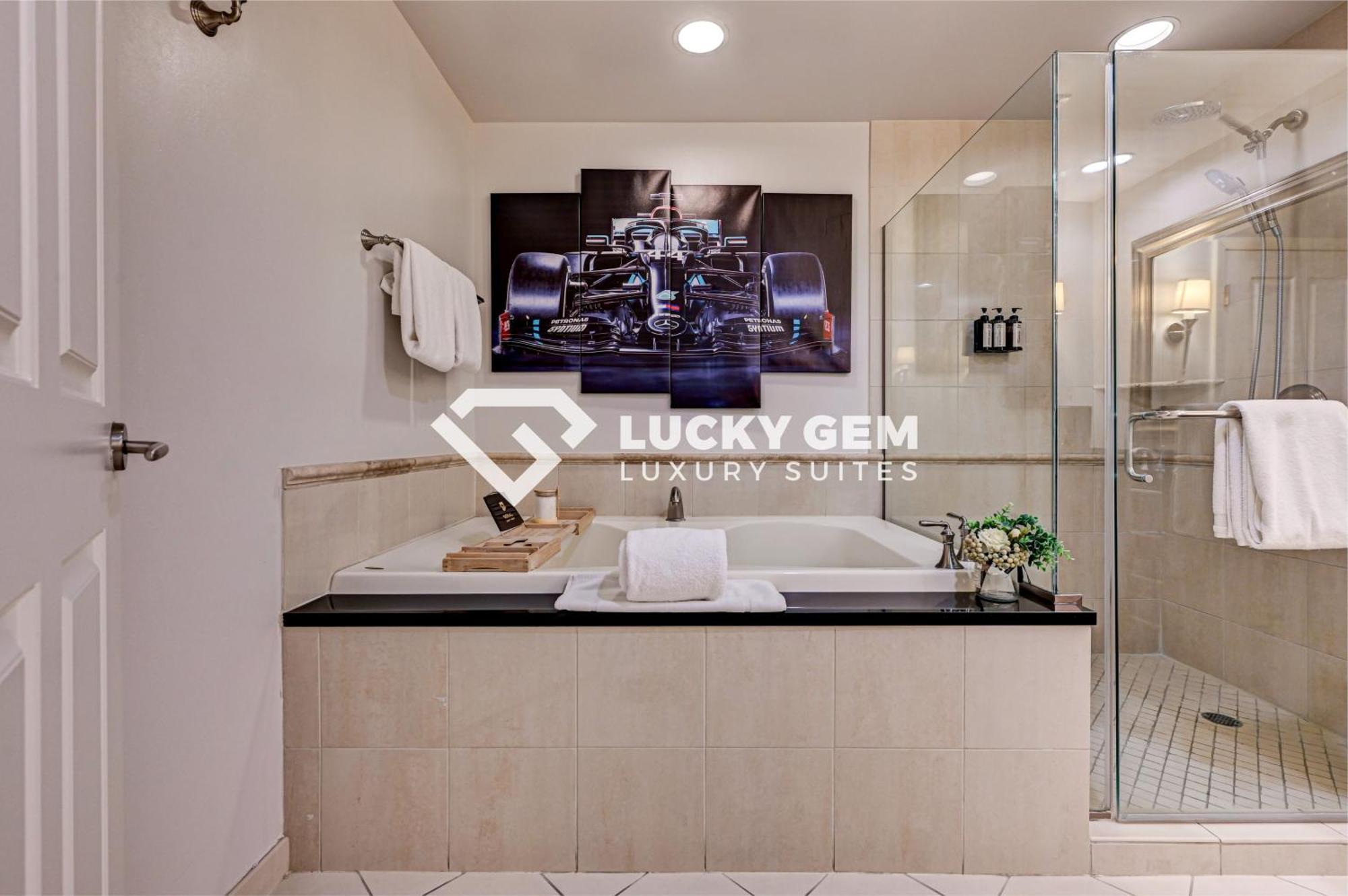 Lucky Gem Penthouse & Luxury Suites At Signature Resort, Balcony Strip View 3505 ラスベガス エクステリア 写真