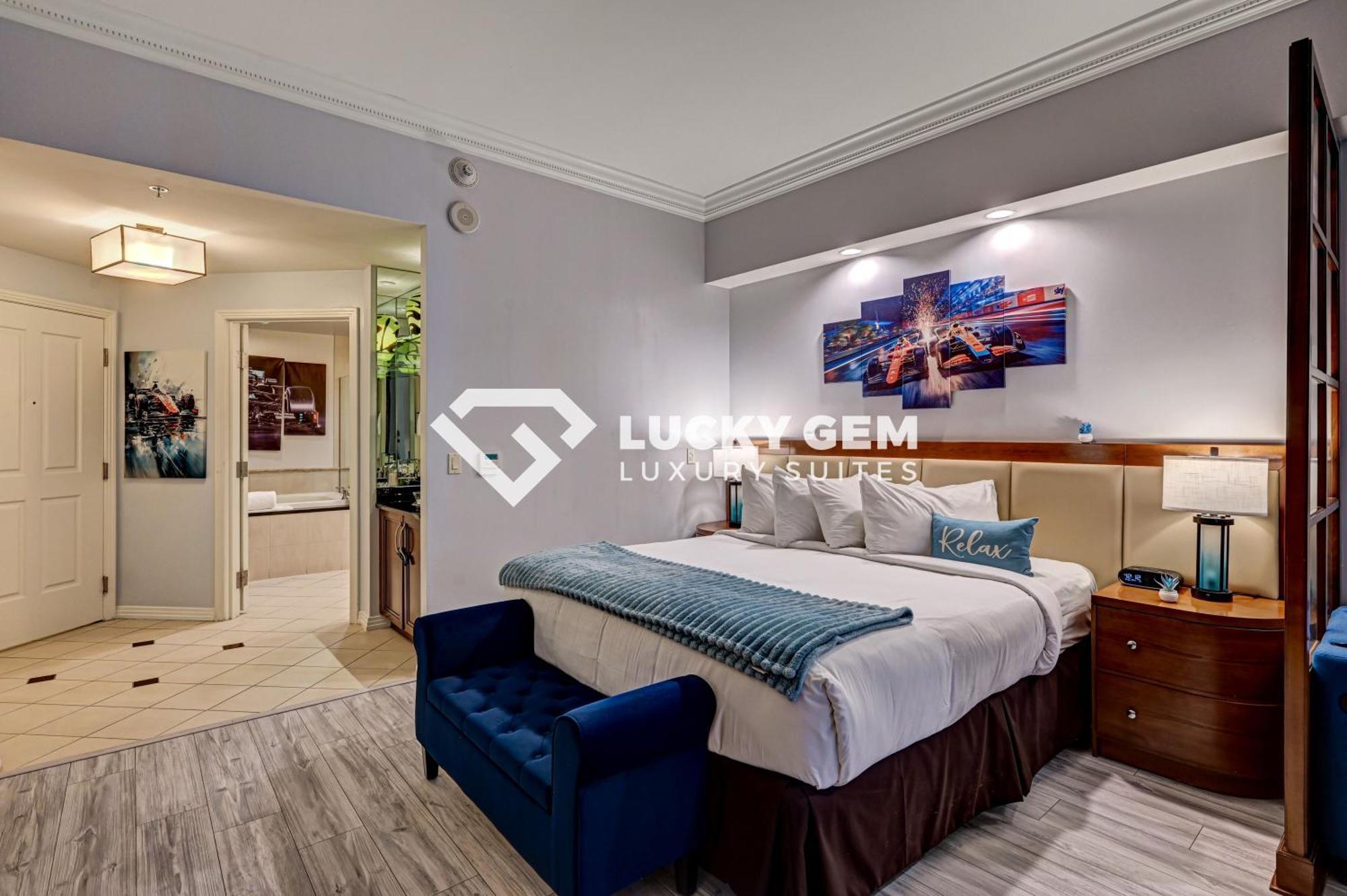 Lucky Gem Penthouse & Luxury Suites At Signature Resort, Balcony Strip View 3505 ラスベガス エクステリア 写真